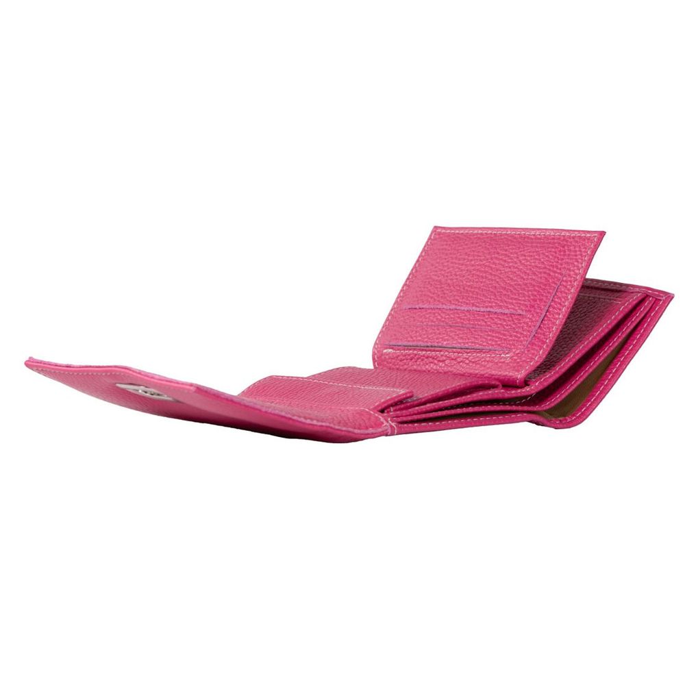 Novčanik ženski kožni, 1552 pink presa, Falco slika 4