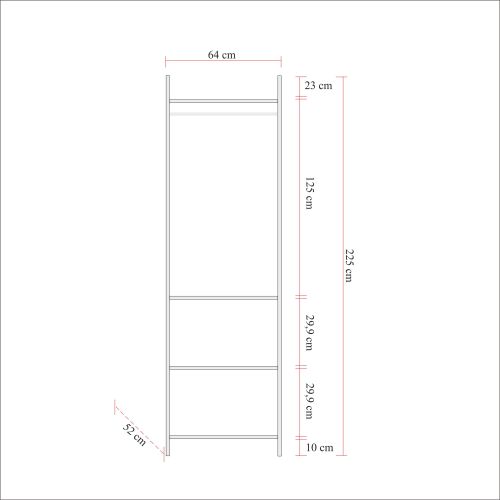 Woody Fashion Garderoba, Atlantski bor, Dynamic - 03 slika 6