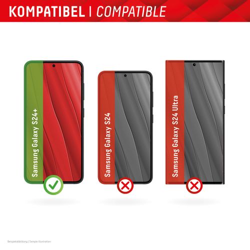 Zaštitno staklo DISPLEX Real Glass 2D + prozirna maskica za Samsung Galaxy S24+ (01909) slika 7