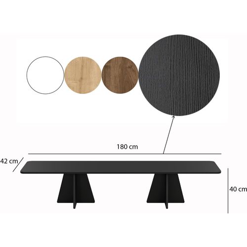 Mushroom - Black Black Coffee Table Set slika 6