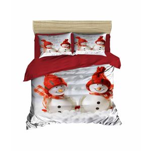 419 Red
White Single Quilt Cover Set