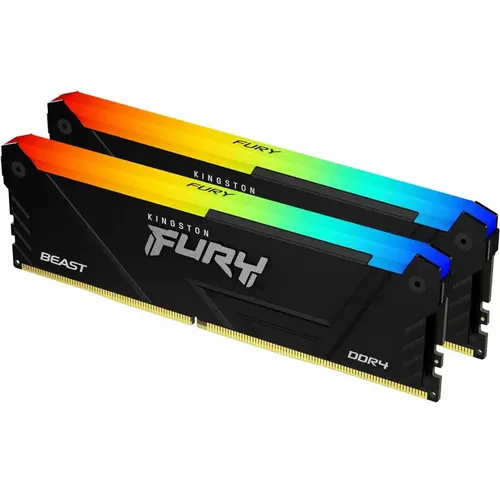 Memorija DDR4 16GB(2x8GB) 3200MHz Kingston Beast RGB KF432C16BB2AK2/16 Fury slika 1