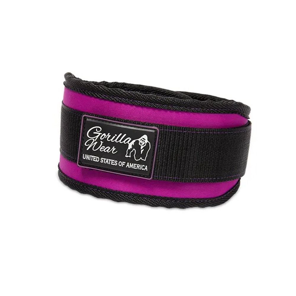 Gorilla Wear Pojas za dizanje tegova za žene 10cm, Crno/Ljubičasti slika 1