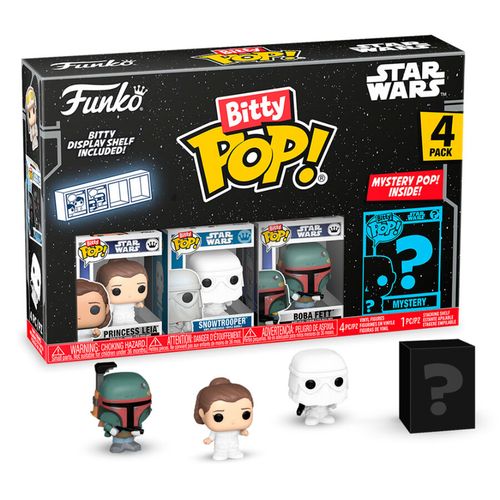 Blister 4 figures Bitty POP Star Wars Leia slika 1