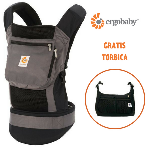 Ergobaby Performance nosiljka + gratis torbica za dodatne stvari slika 1