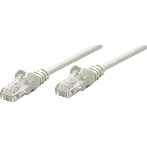 Intellinet 733229 RJ45 mrežni kabel, Patch kabel cat 6 S/FTP 1.00 m siva pozlaćeni kontakti 1 St. slika 1