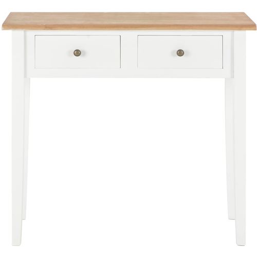 280053 Dressing Console Table White 79x30x74 cm Wood slika 29