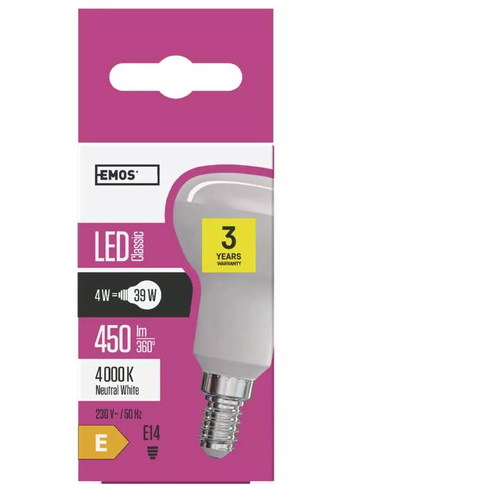 Emos LED sijalica Classic R50 6W E14 NW ZQ7221 slika 1