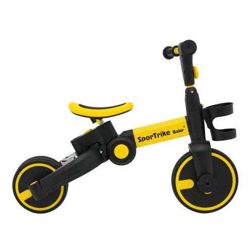 Tricikl Happy Bike 3in1 - žuti slika 2