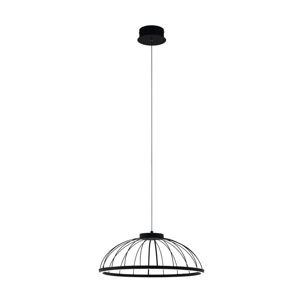 Eglo viseća lampa bogotenillo led 28w 3000k 3400lm crno/bijelo v:1200mm o500mm slika 1