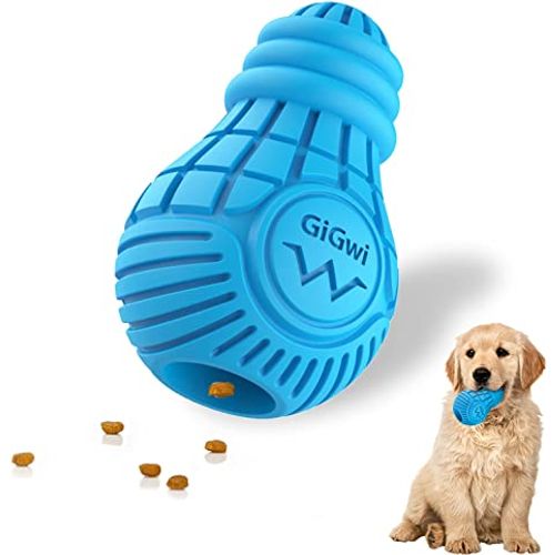 GiGwi igračka za pse sijalica od gume plava S slika 1