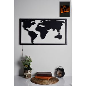 Wallity Dekorativna led rasvjeta World Map 2 - žuta