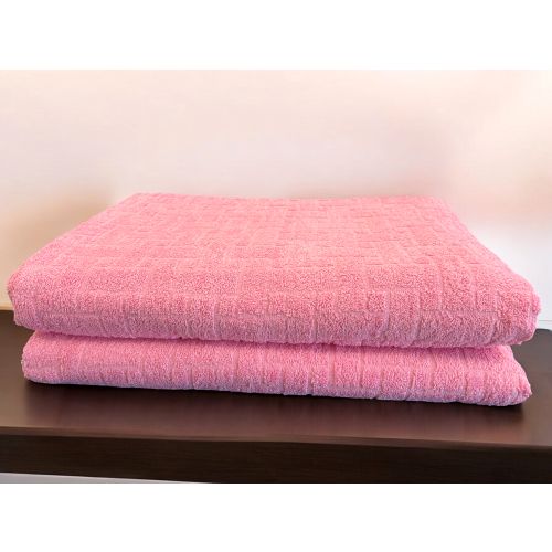 Frotirni prekrivač 200x200cm Roze boja slika 1