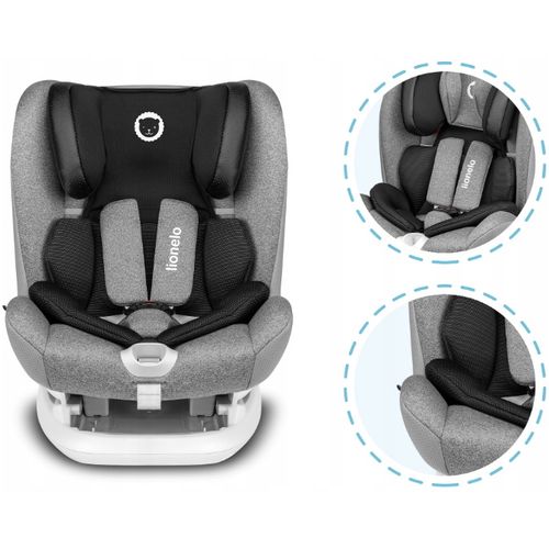 Lionelo autosjedalica Oliver, ISOFIX, 9-36Kg, certifikat, siva, 5g JAMSTVA slika 5