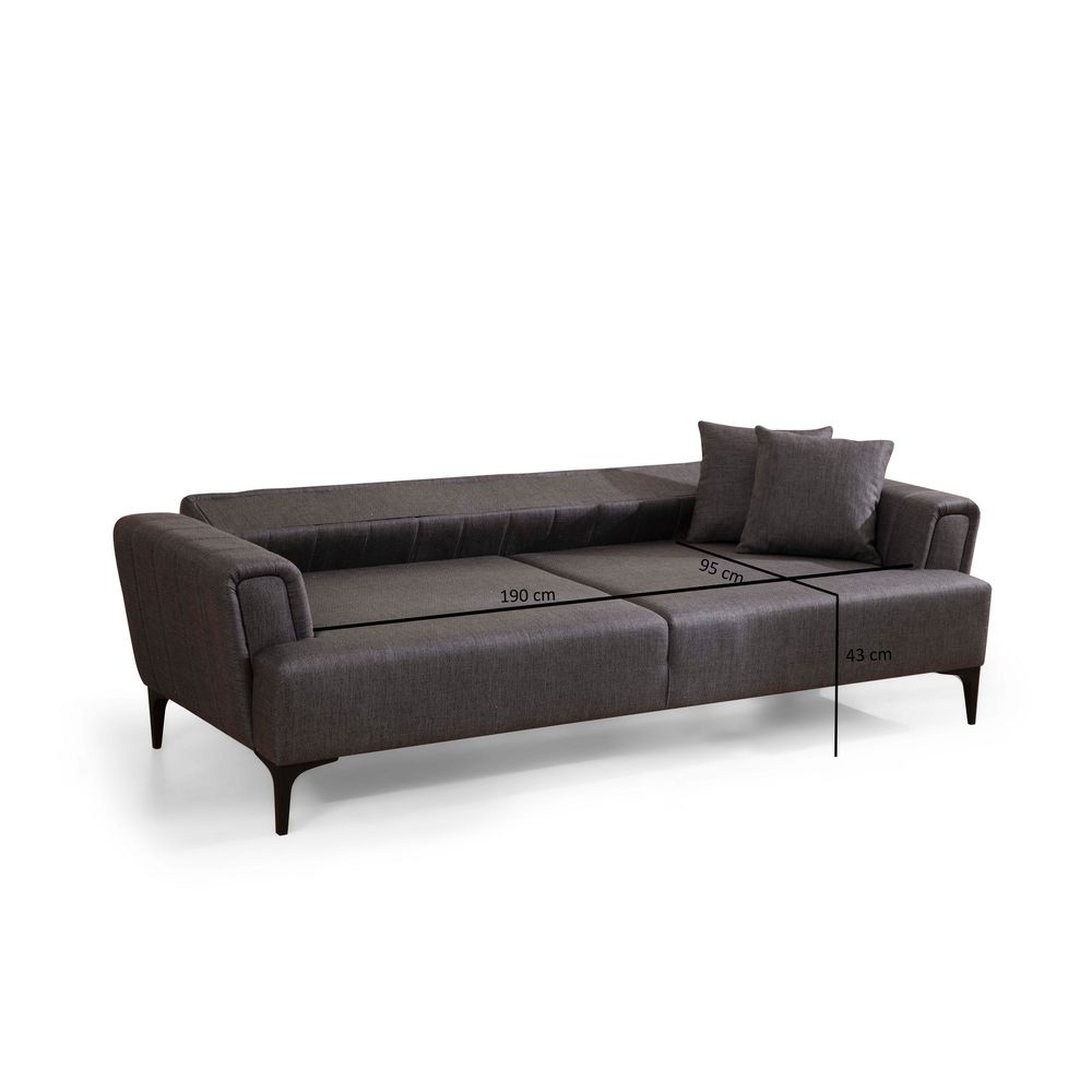 Hamlet - Tamnosiva trosjed-sofa na razvlačenje slika 9