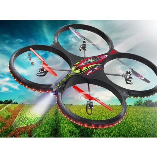 Jamara drone Flyscout AHP+, kamera, LED, Turbo, Headless-Flyback, crni slika 9