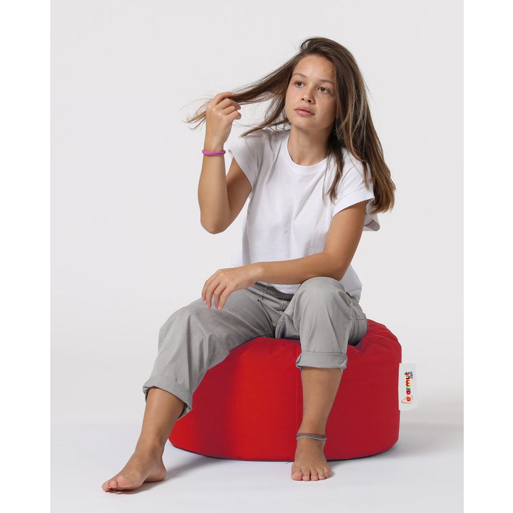 Okružni Pouf - Crveni Vrt Pouffe slika 2