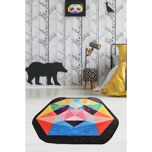 Enjoy Panda Multicolor Carpet (140 cm)