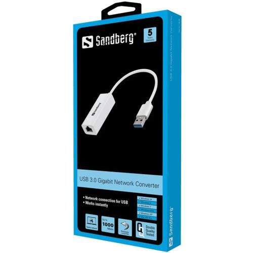 Adapter Sandberg USB-LAN 10/100/1000Mbps 133-90 slika 2