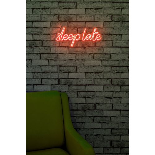 Wallity Ukrasna plastična LED rasvjeta, Sleep Late - Red slika 11