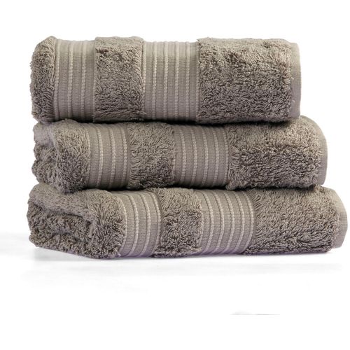 L'essential Maison London - Grey Grey Towel Set (3 Pieces) slika 1
