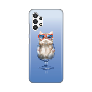 Torbica Silikonska Print za Samsung A325F Galaxy A32 4G Funny Cat