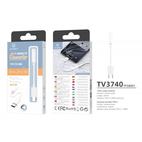 TECHANCY adapter za slušalice Type-C na 3.5 mm slika 1