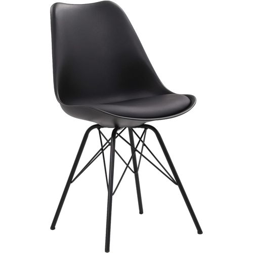Blagovaonske stolice od umjetne kože 6 kom crne slika 48