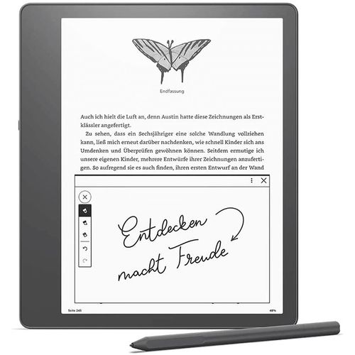 E-Book čitač AMAZON Kindle Scribe Basic (2022), 10.2", 16GB, WiFi, 300dpi, Basic Pen, USB-C, crni slika 1