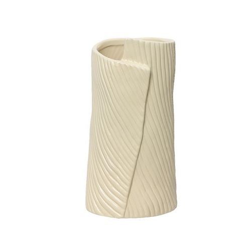 Vaza STONEWARE ROUND 20cm 644844 - Beige - KMG slika 1