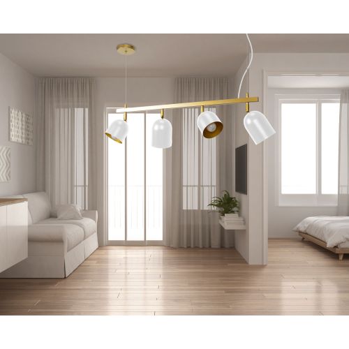 TOOLIGHT VISEĆA SVJETILJKA APP1030-4CP WHITE slika 7