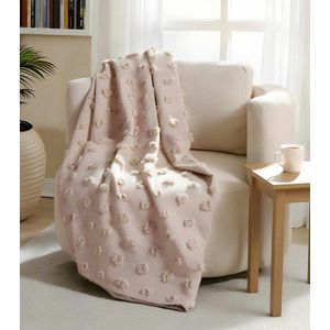 Sofa pokrivač Woven Cozy - boja: siva