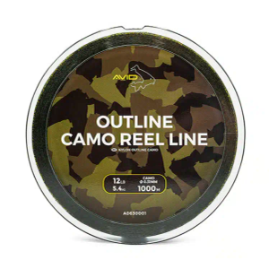 A0630015 Avid Carp Vlasec Outline Camo Reel Line 1000m - 0.28mm