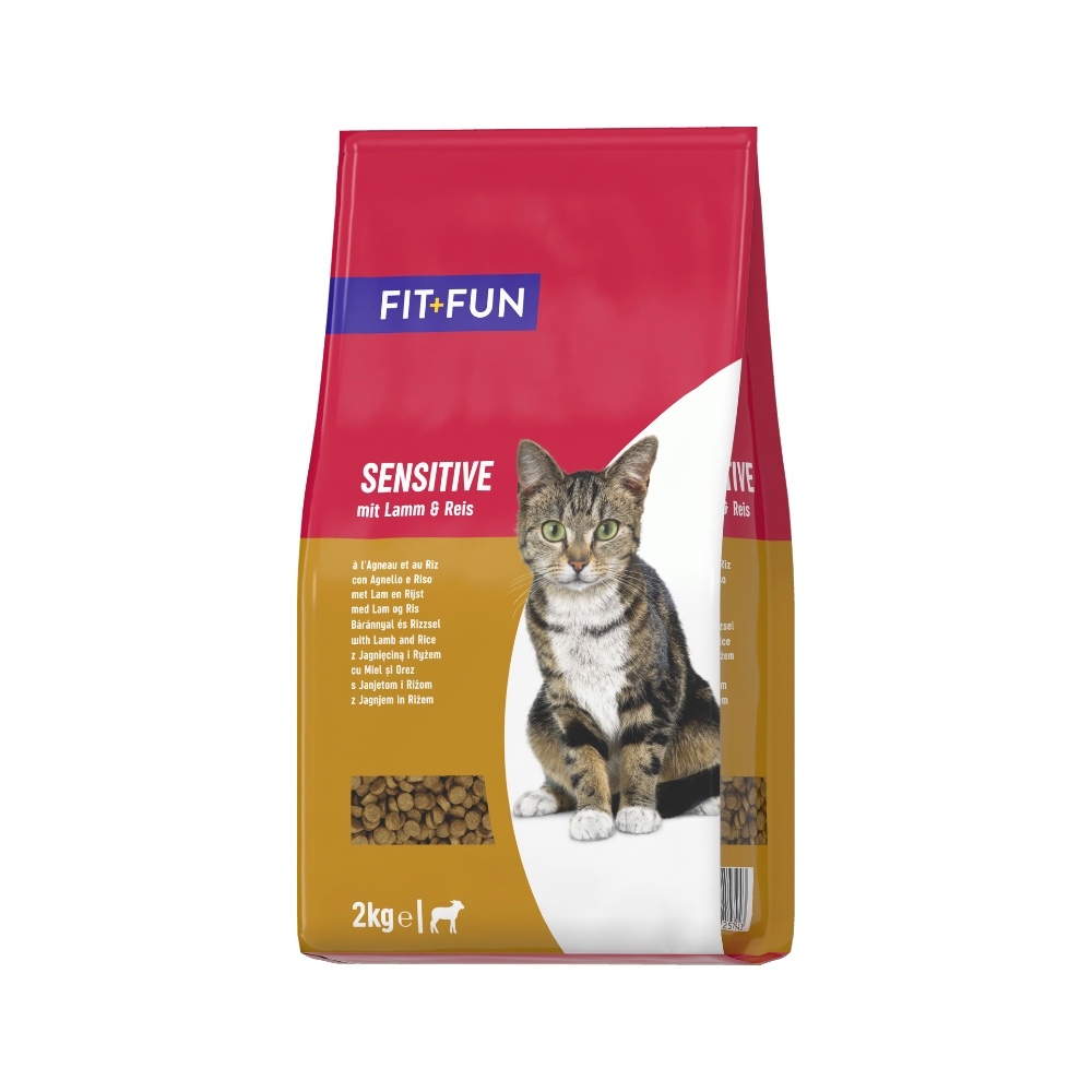 FIT+FUN Cat Adult Sensitive janjetina i riža 2 kg slika 1