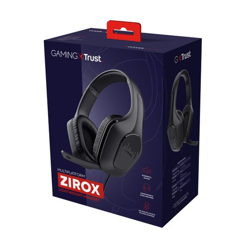 Trust gaming slušalice Zirox black, GXT415 slika 8