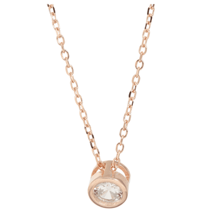 J&B Jewellery 925 Srebrna ogrlica Q4-Rose gold