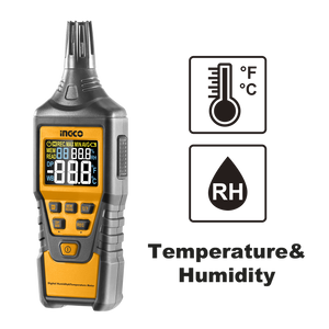 INGCO Digitalni merač vlažnosti i temperature HETHT01