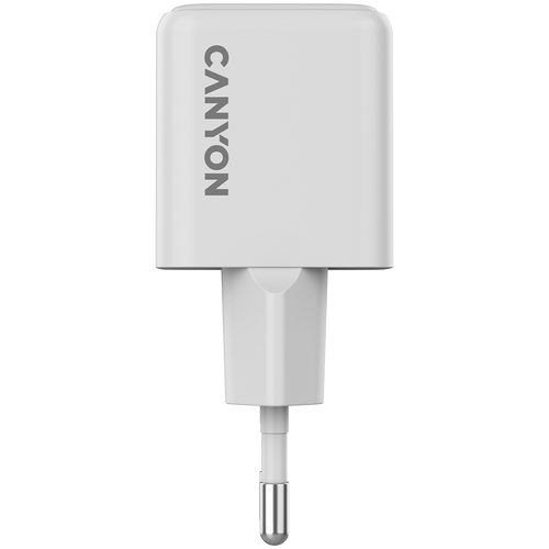 Canyon charger CU20AC GaN 20W 1xPD 1xQC EU White slika 5