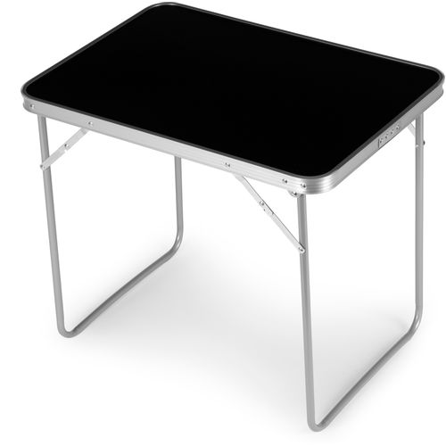 Modernhome sklopivi turistički stol, 80x60 cm, crni slika 4