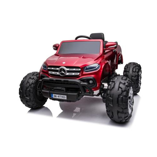 Licencirani auto na akumulator  Mercedes DK-MT950 4x4 - crveni/lakirani slika 8