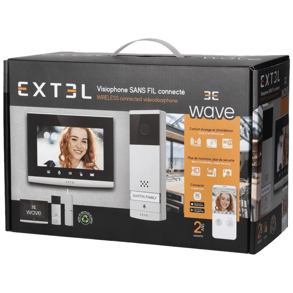 Extel Video interfon 7", bežični set,  WiFi Dual Band - 720313 slika 2