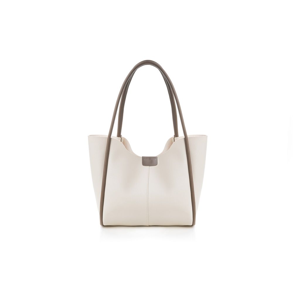 Elegantna Tote Torba Farina - Krem Boja slika 2
