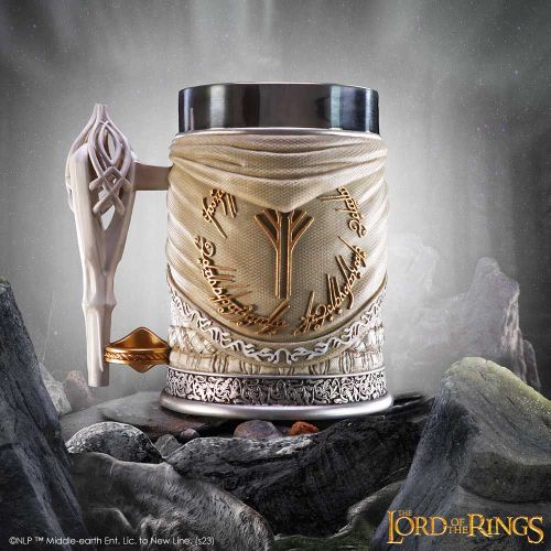 NEMESIS NOW LORD OF THE RINGS GANDALF THE WHITE TANKARD 15CM slika 8