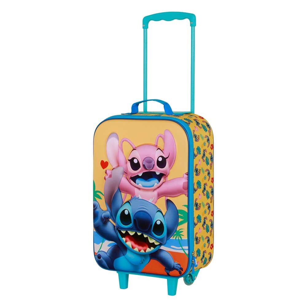 Disney Stitch Ocean Kofer s 3D Trolom 52cm slika 5