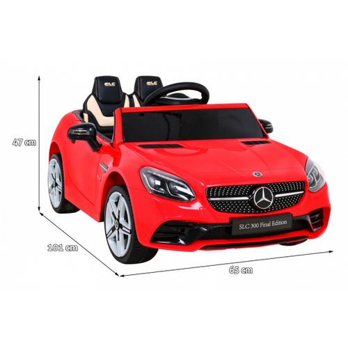 Licencirani auto na akumultor Mercedes SLC300 - crveni slika 2