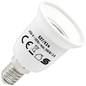 home Adapter za sijalično grlo E14 na E27 - E27/E14