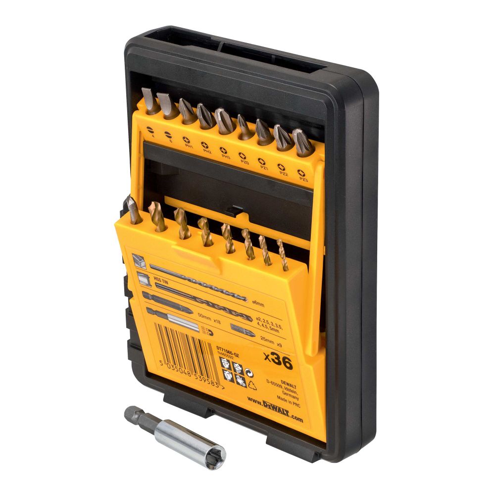 36 DJELNI SET VIJAKA U PLASTIČNOJ KASETI Dewalt DT71565 slika 2