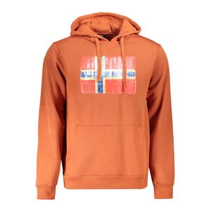 NORWAY 1963 MEN'S BROWN ZIP-UP SWEATSHIRT