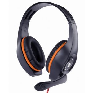 GHS-05-O Gembird Stereo gejmerske slusalice sa mikrofonom+volume kontrolom 3.5mm ORANGE