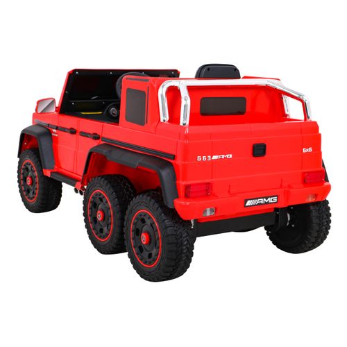 Licencirani auto na akumultor Mercedes G63 6x6 AMG - crveni slika 5